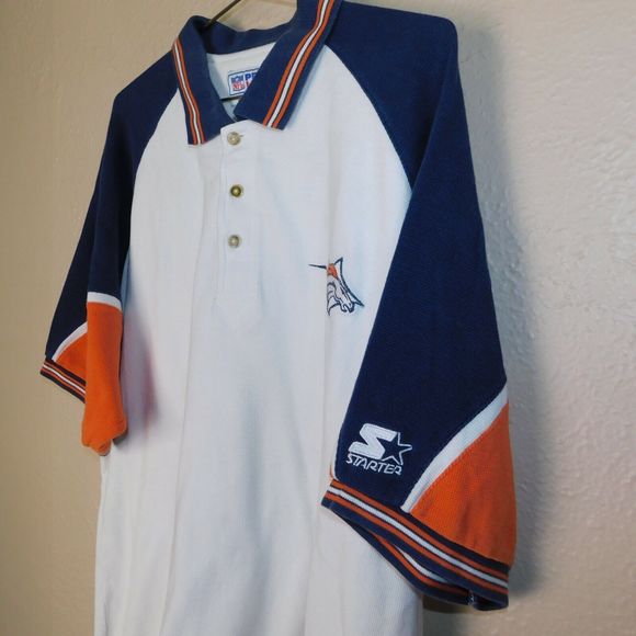 Vintage NFL Polo Shirt Adult XL Pro Line Starter Denver Broncos - Picture 3 of 8